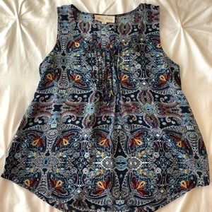 Paisley women’s tank top blouse